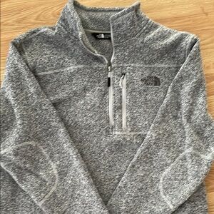 The North Face Gray Quarter-Zip Pullover